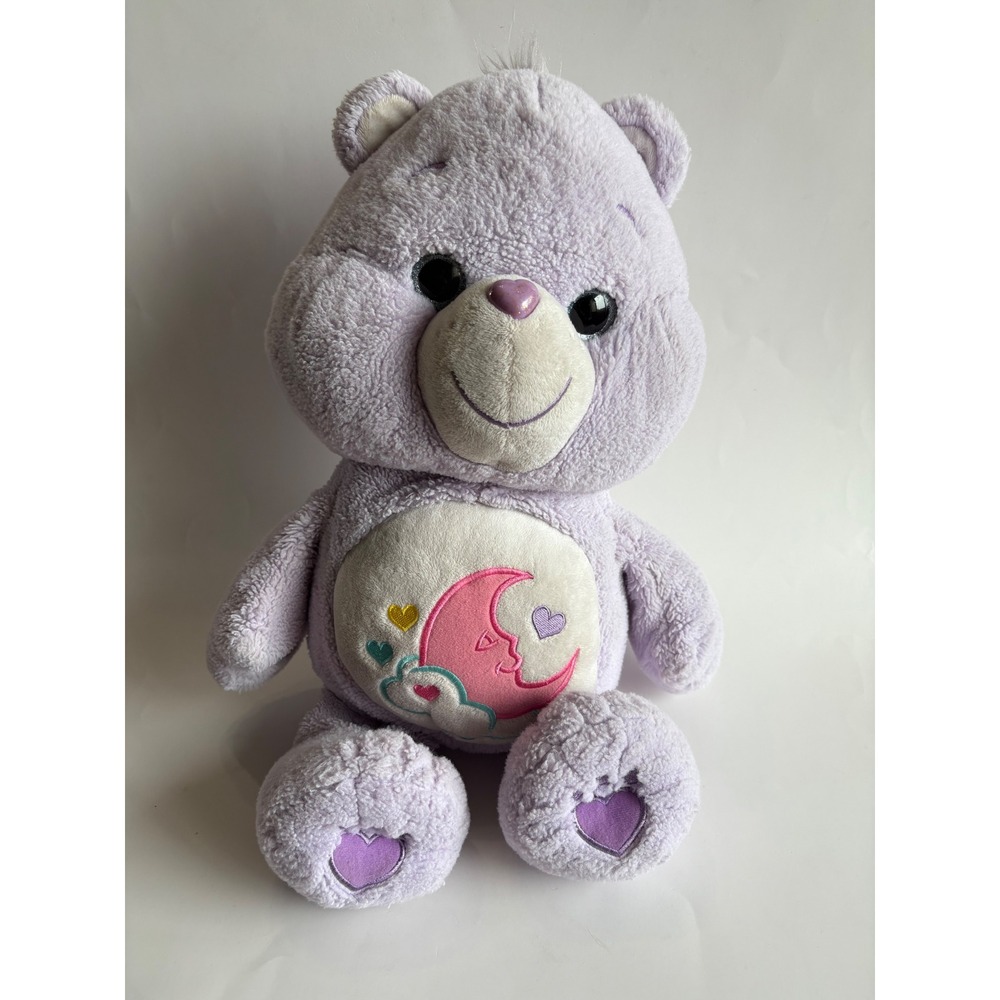 Care Bears Sweet Dreams Bear 20" XL Plush Just Play‎ Purple Moon Cloud Blue Eyes